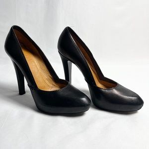 Givenchy Black Leather Heels